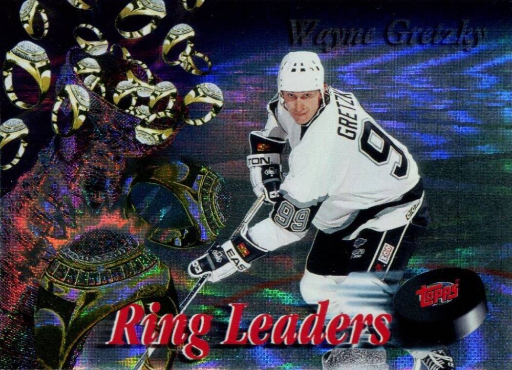 1994 Finest Ring Leaders Wayne Gretzky #5 Hockey Card