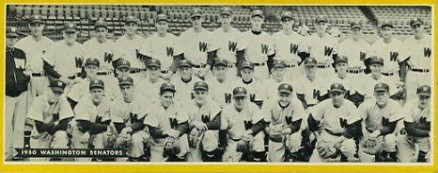 1951 Topps Team Washington Senators #17 Baseball Card