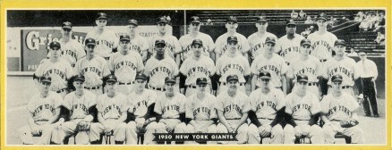 1951 Topps Team New York Giants #9 Baseball Card
