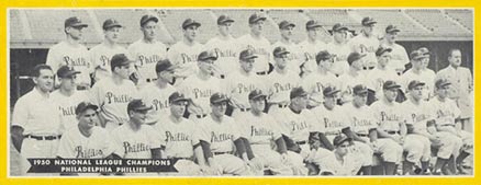 1951 Topps Team Philadelphia Phillies #13 Baseball Card