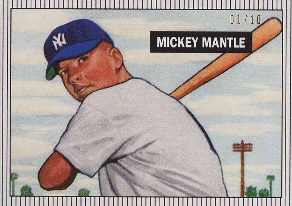 2021 Topps X Mickey Mantle Collection Mickey Mantle #2 Baseball Card