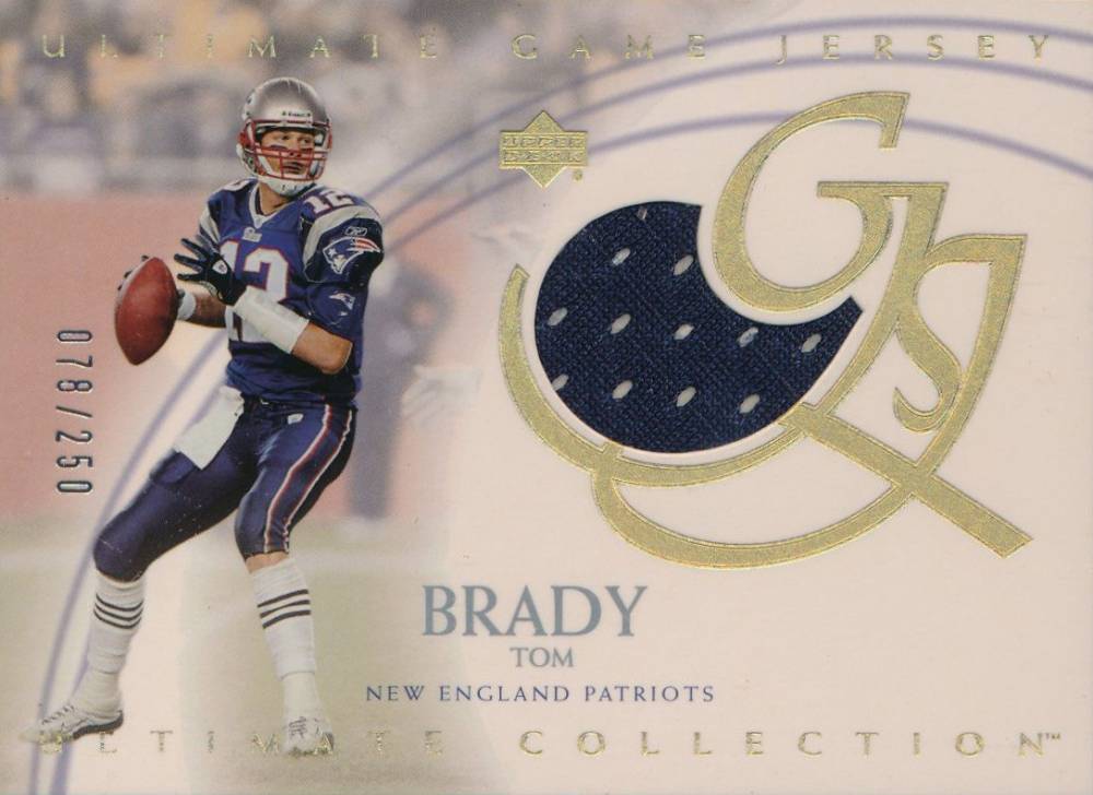 2003 Ultimate Collection Game Jersey Tom Brady #UJTB Football Card