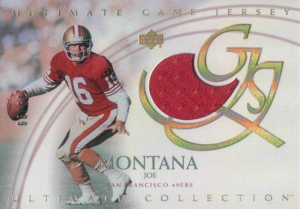 2003 Ultimate Collection Game Jersey Joe Montana #UJJM Football Card