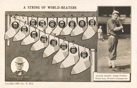1907 Geo. W. Hull Postcards Eddie Hahn # Baseball Card