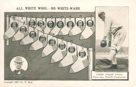 1907 Geo. W. Hull Postcards Eddie Walsh # Baseball Card