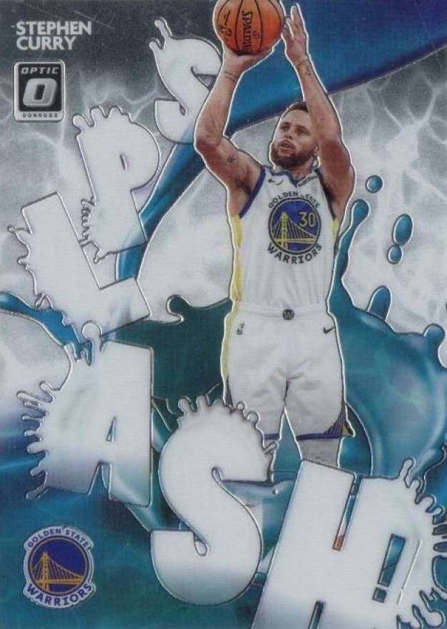 2020 Panini Donruss Optic Splash! Stephen Curry #3 Basketball Card