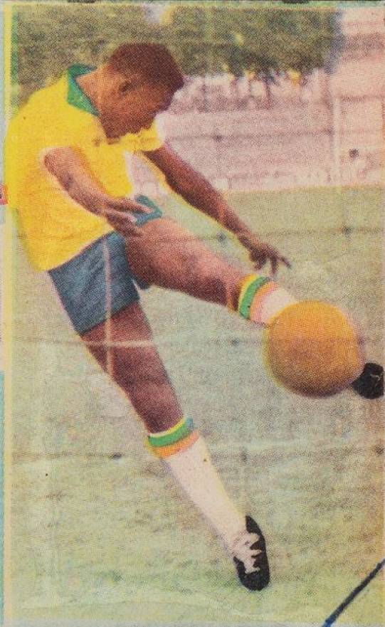 1964 Lampo Calciatori in Campo Pele #208 Soccer Card