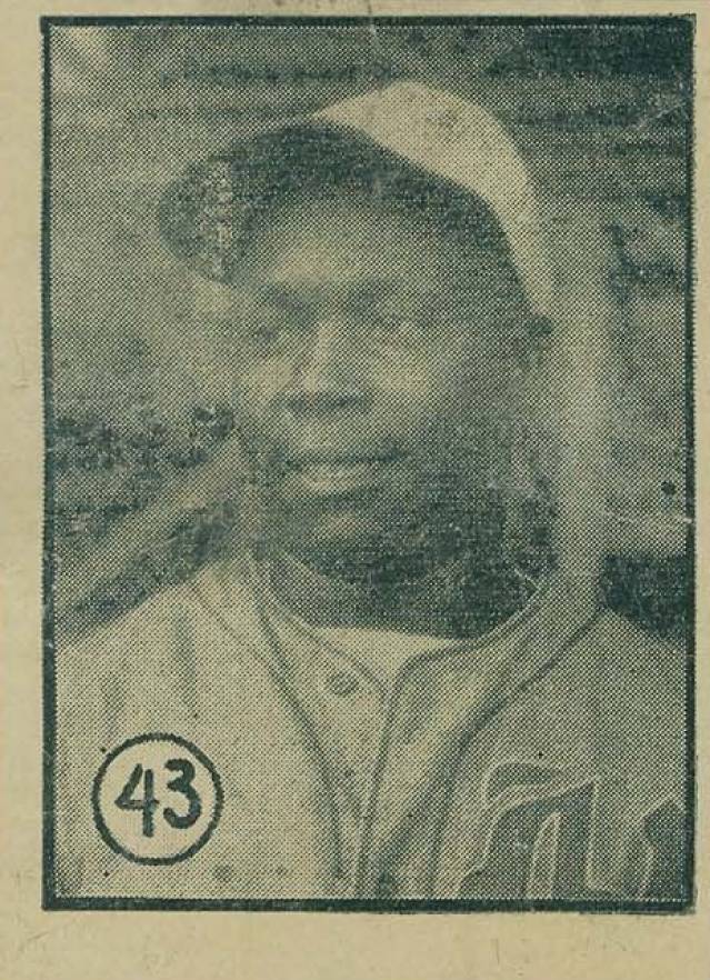 1945 Caramelo Deportivo Cuban League Manuel "Cocaina" Garcia #43 Baseball Card