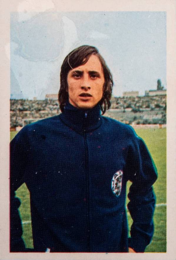1971 Vanderhout Voetbalsterren Eredivisie Johan Cruyff #2 Soccer Card