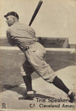 1919 Felix Mendlesohn Tris Speaker # Baseball Card