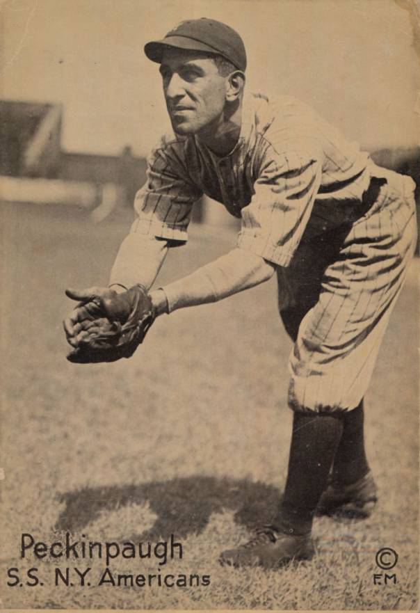 1919 Felix Mendlesohn Roger Peckinpaugh # Baseball Card