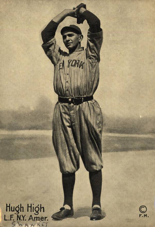 1919 Felix Mendlesohn Hugh High-New York # Baseball Card