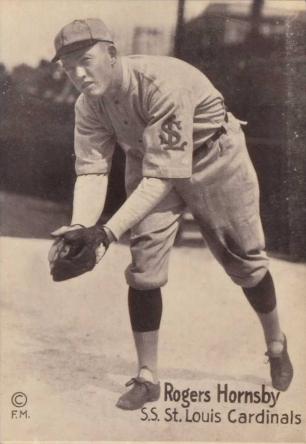 1919 Felix Mendlesohn Rogers Hornsby # Baseball Card