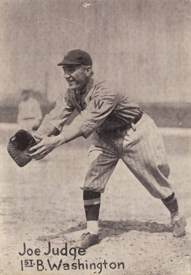 1919 Felix Mendlesohn Joe Judge #50 Baseball Card