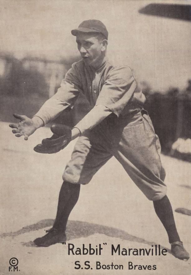 1919 Felix Mendlesohn Rabbit Maranville # Baseball Card