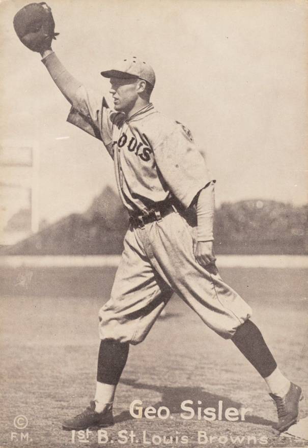 1919 Felix Mendlesohn George Sisler # Baseball Card