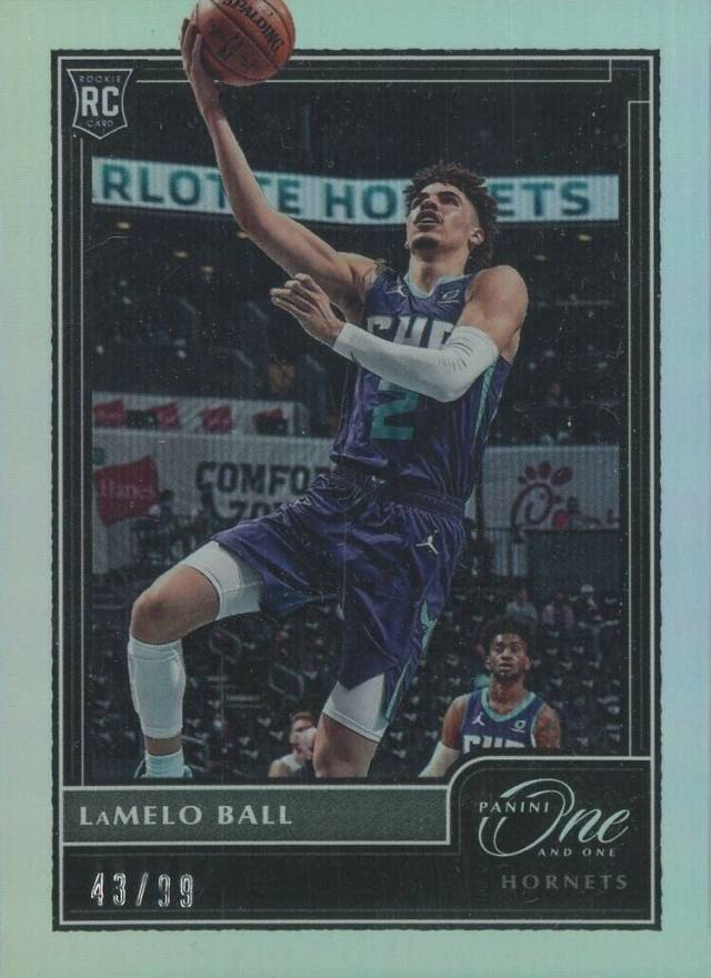 2020 Panini One and One LaMelo Ball #104 Basketball Card