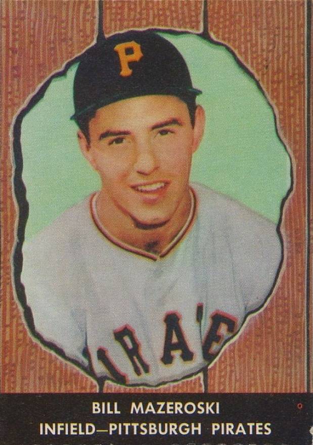 1960 Topps #55 Bill Mazeroski Pittsburgh Pirates Baseball Card Nm+