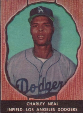 1958 Hires Root Beer Charley Neal #54 Baseball Card
