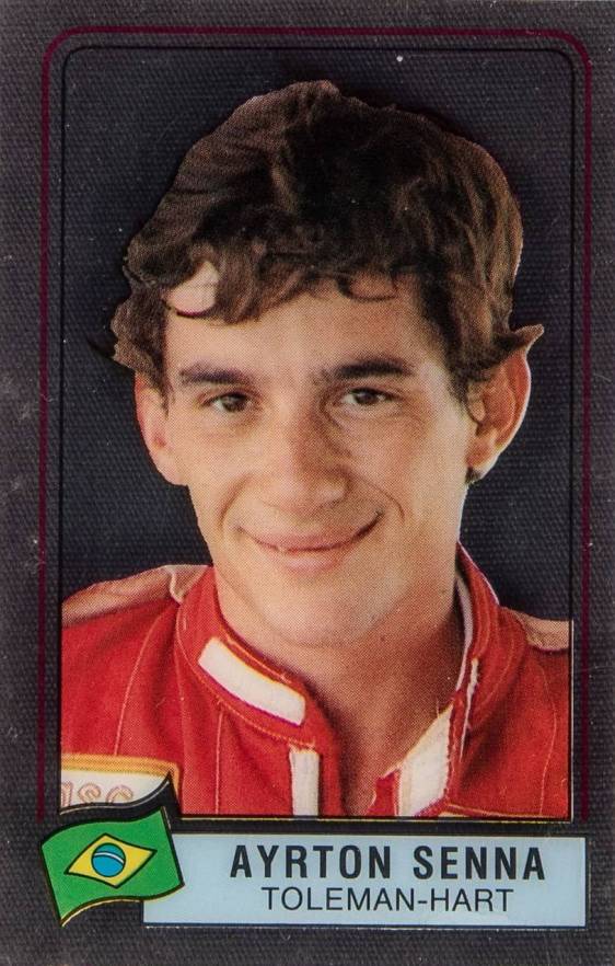 1984 Panini F1 Grand Prix Scratch N' Play Ayrton Senna # Other Sports Card