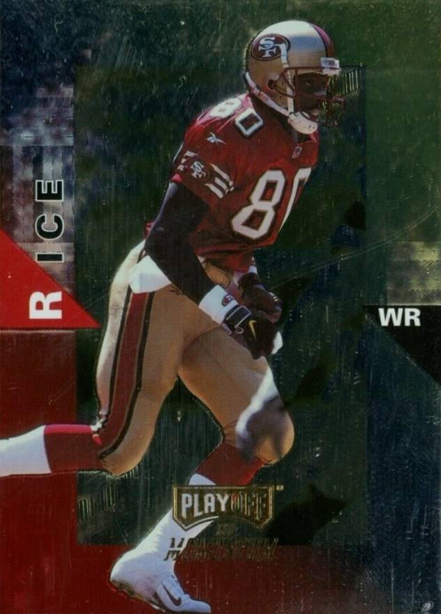 1998 Playoff Momentum Hobby Gold Jerry Rice #208 Football Card