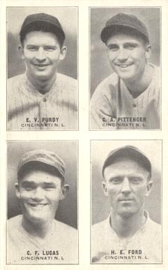1929 Exhibits Four-on-one Ford/Lucas/Pittenger/Purdy #23 Baseball Card