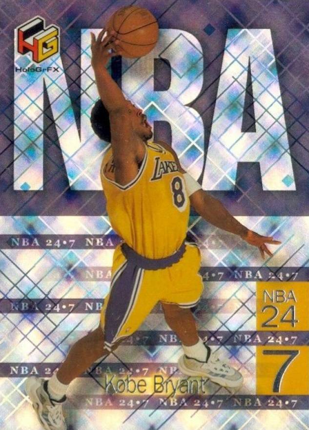 1999 Upper Deck HoloGrFX NBA 24/7 Kobe Bryant #N8 Basketball Card