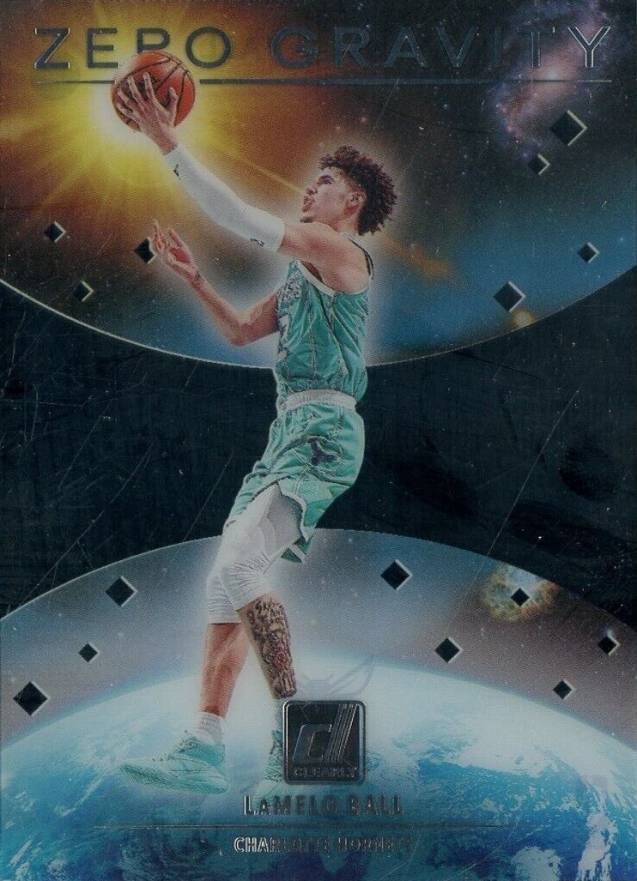 2020 Panini Clearly Donruss Zero Gravity LaMelo Ball #10 Basketball Card