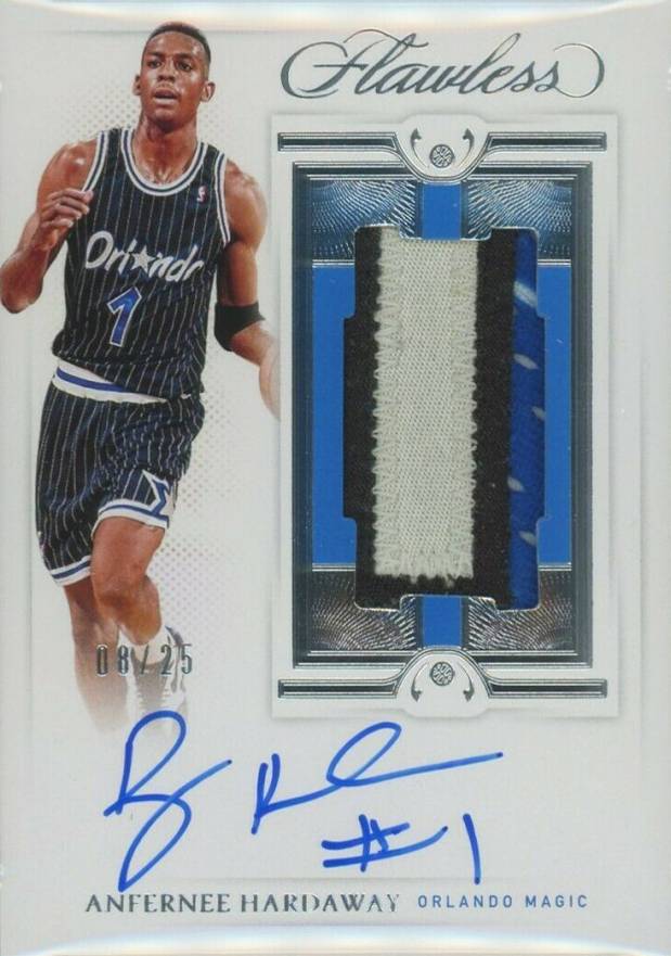 2020 Panini Flawless Vertical Patch Autographs Anfernee Hardaway #VPAPEN Basketball Card