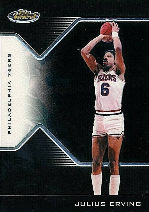 2004 Finest Julius Erving #149 Basketball Card