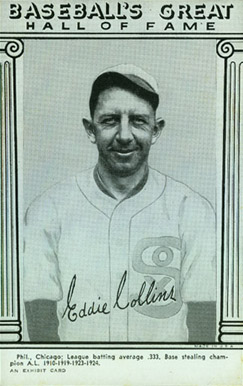 1948 Baseball's Great Hall of Fame Exhibits Eddie Collins # Baseball Card