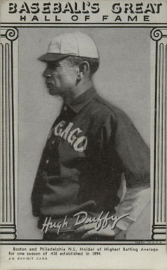 1948 Baseball's Great Hall of Fame Exhibits Hugh Duffy # Baseball Card