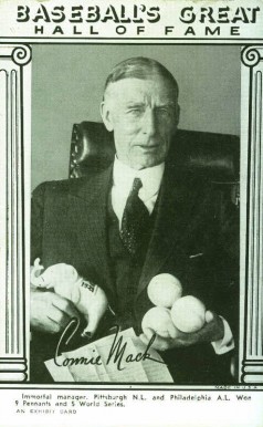 1948 Baseball's Great Hall of Fame Exhibits Connie Mack # Baseball Card