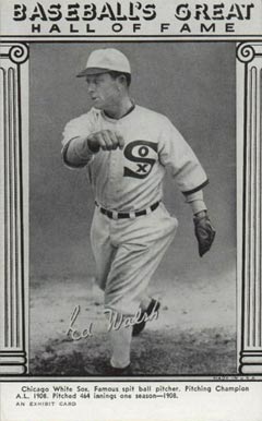 1948 Baseball's Great Hall of Fame Exhibits Ed Walsh # Baseball Card