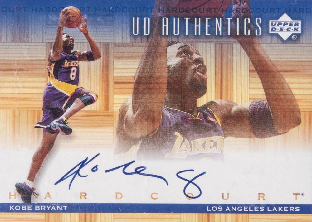 2000 Upper Deck Hardcourt UD Authentics Kobe Bryant #KB Basketball Card