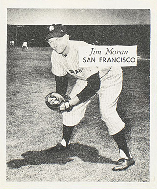 1950 Hage's Dairy Jim Moran # Baseball Card