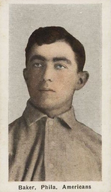 1910 Sporting Life Baker, Phila. Americans #11 Baseball Card