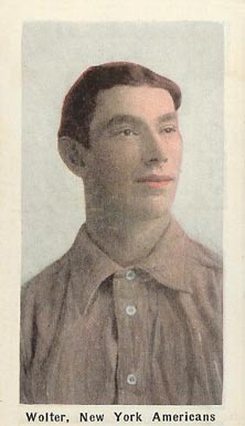 1910 Sporting Life Wolter, New York Americans # Baseball Card