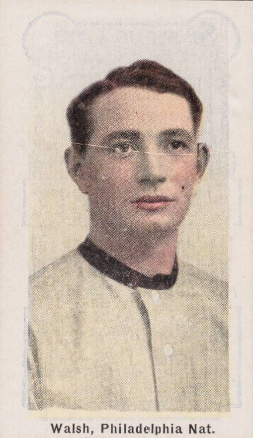 1910 Sporting Life Walsh, Philadelphia Nat. # Baseball Card