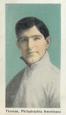 1910 Sporting Life Thomas, Philadelphia Americans # Baseball Card
