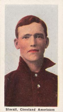 1910 Sporting Life Stovall, Cleveland Americans # Baseball Card