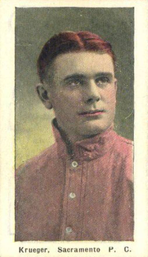 1910 Sporting Life Art Krueger # Baseball Card