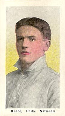 1910 Sporting Life Knabe. Phila. Nationals # Baseball Card
