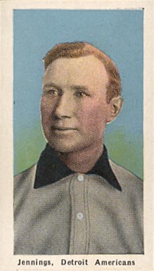 1910 Sporting Life Jennings, Detroit Americans #144 Baseball Card