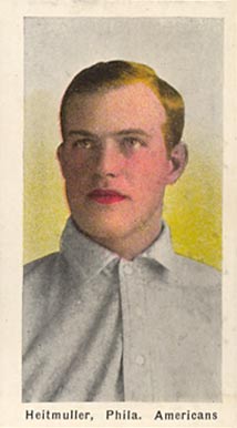 1910 Sporting Life Heitmuller, Phila. Americans # Baseball Card