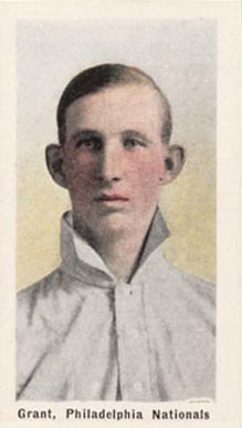 1910 Sporting Life Grant, Philadelphia Nationals # Baseball Card