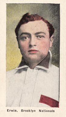 1910 Sporting Life Erwin, Brooklyn Nationals # Baseball Card