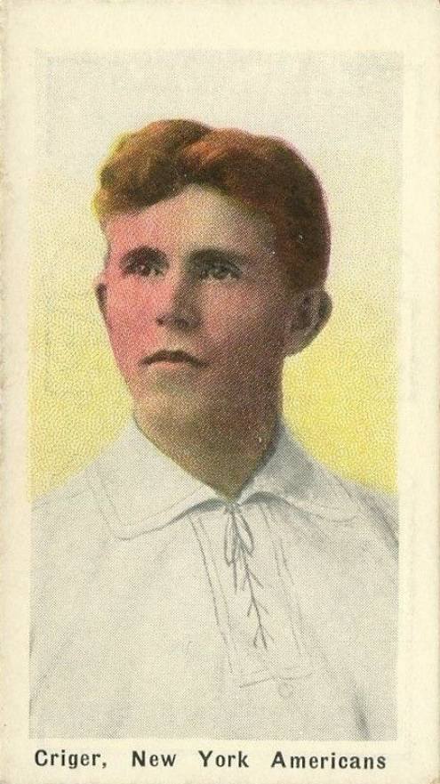 1910 Sporting Life Lou Criger # Baseball Card
