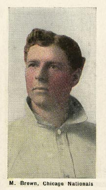 1910 Sporting Life M. Brown, Chicago Nationals # Baseball Card