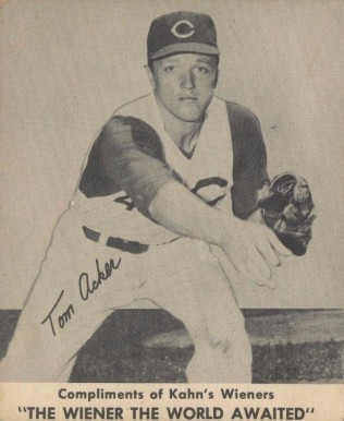 1957 Kahn's Wieners Tom Acker # Baseball Card